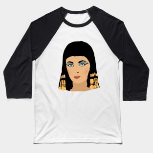 Elizabeth Taylor as Cleopatra Baseball T-Shirt